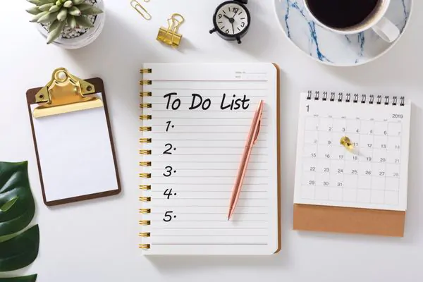 Make a to-do list - West Jordan Cleaning Services, UT