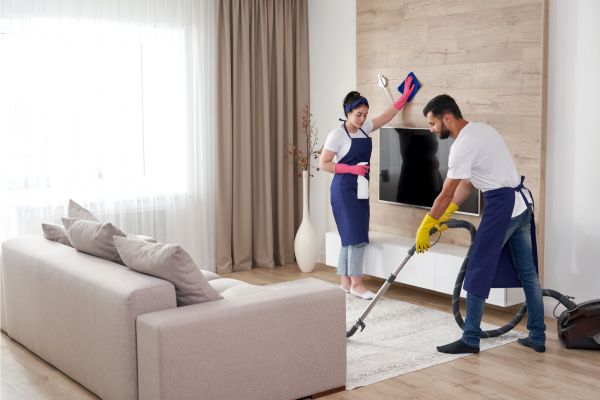 Living Room and Bedrooms - Regal House Keeping West Jordan Cleaning Services